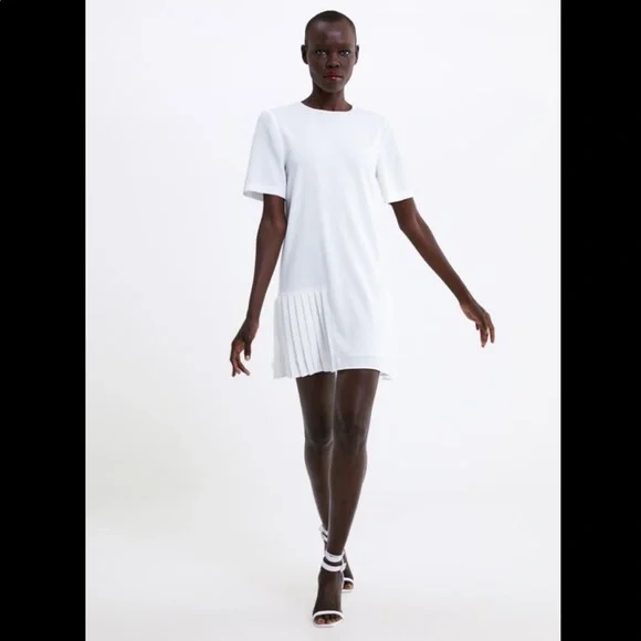Zara | Dresses | Pleated Dress | Poshmark